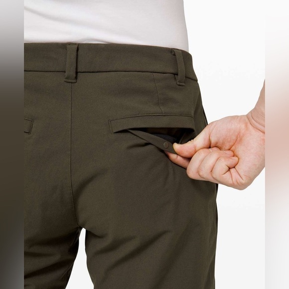 EUC - Lululemon Commision Pant Classic Size 34 - Dark Olive - Picture 3 of 8